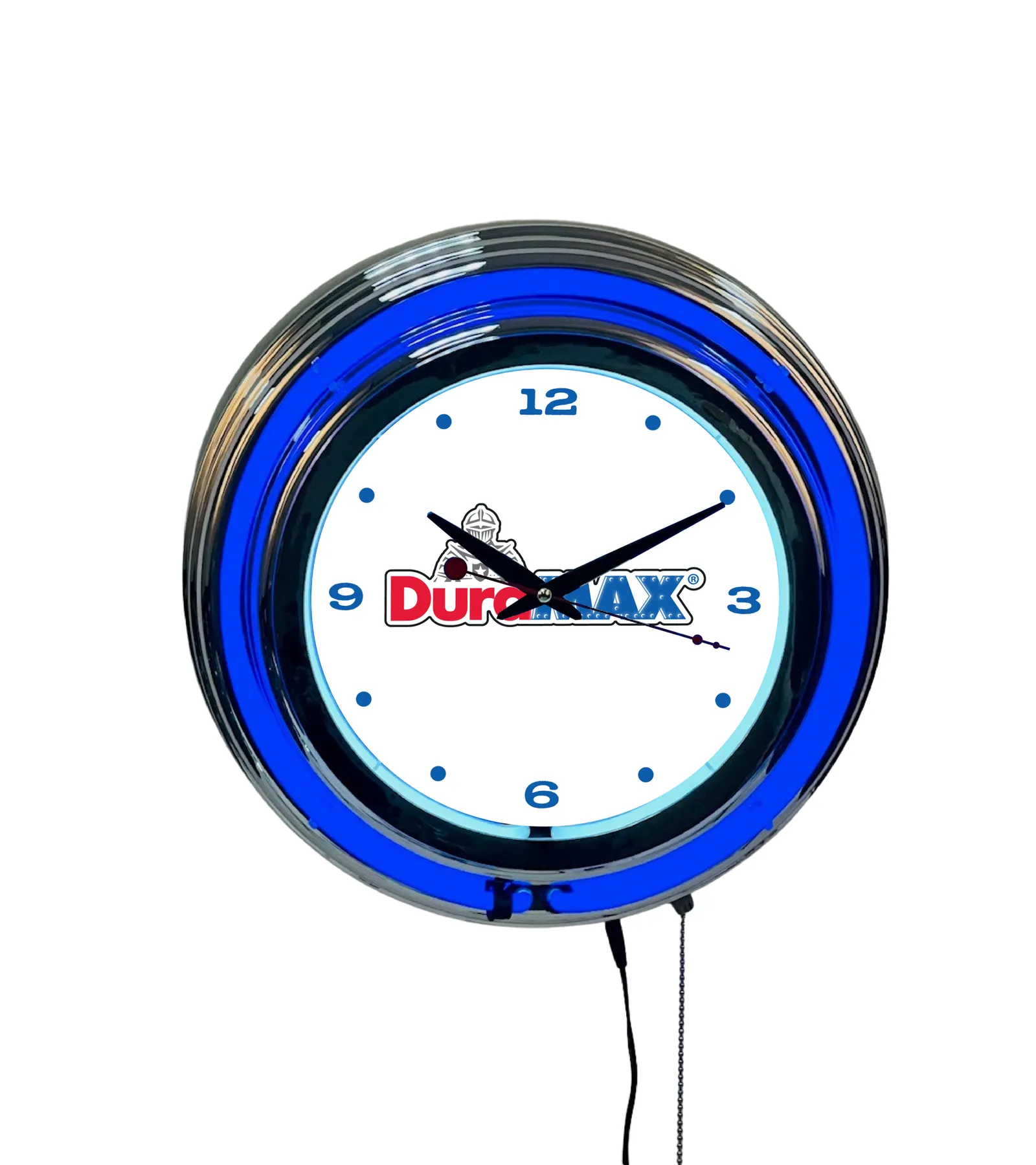 Neon Clock DURAMAX White